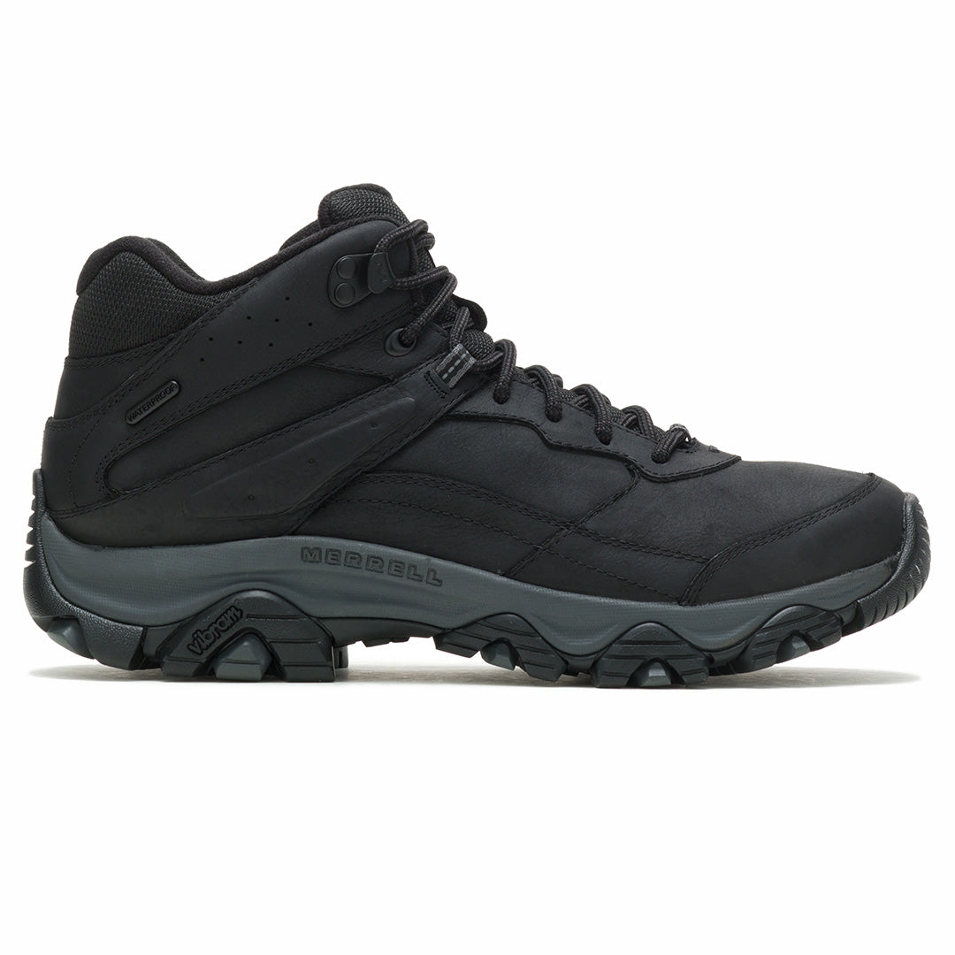 Merrell Moab Adventure 3 Mid Waterproof-Black Mens  Hiking Shoes