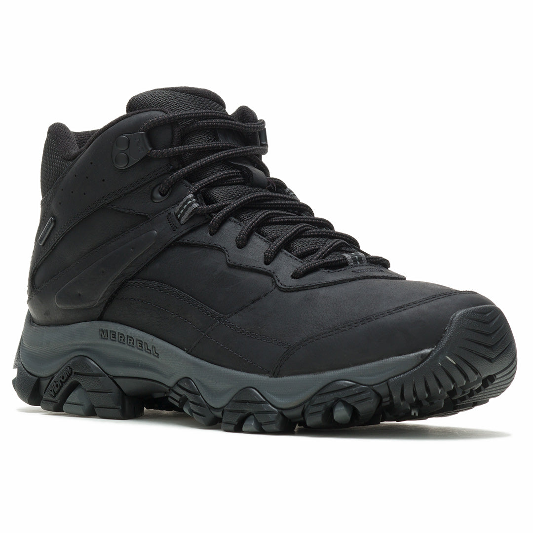 Merrell Moab Adventure 3 Mid Waterproof-Black Mens  Hiking Shoes