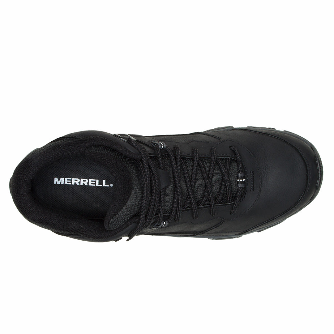 Merrell Moab Adventure 3 Mid Waterproof-Black Mens  Hiking Shoes