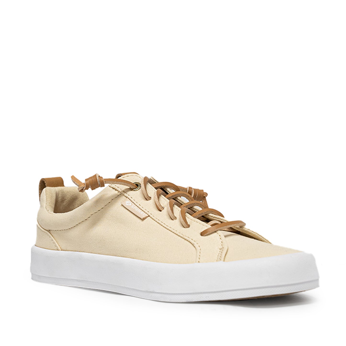 Sperry Women's Bermuda Beach Texttile Twill Flocked Sneakers - Light Beige (L10397915)