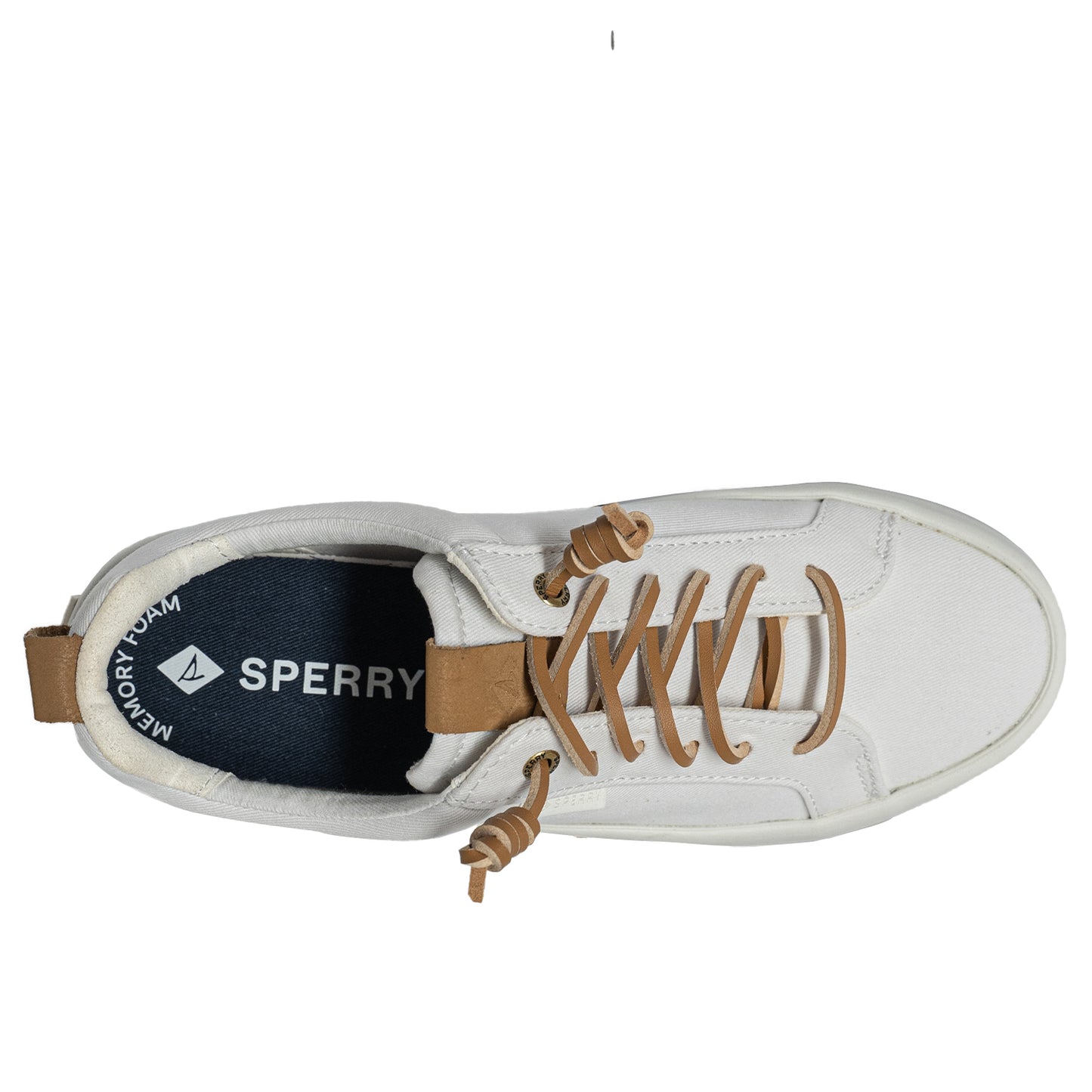 Sperry Women's Bermuda Beach Texttile Twill Flocked Sneakers - White (L10397917)