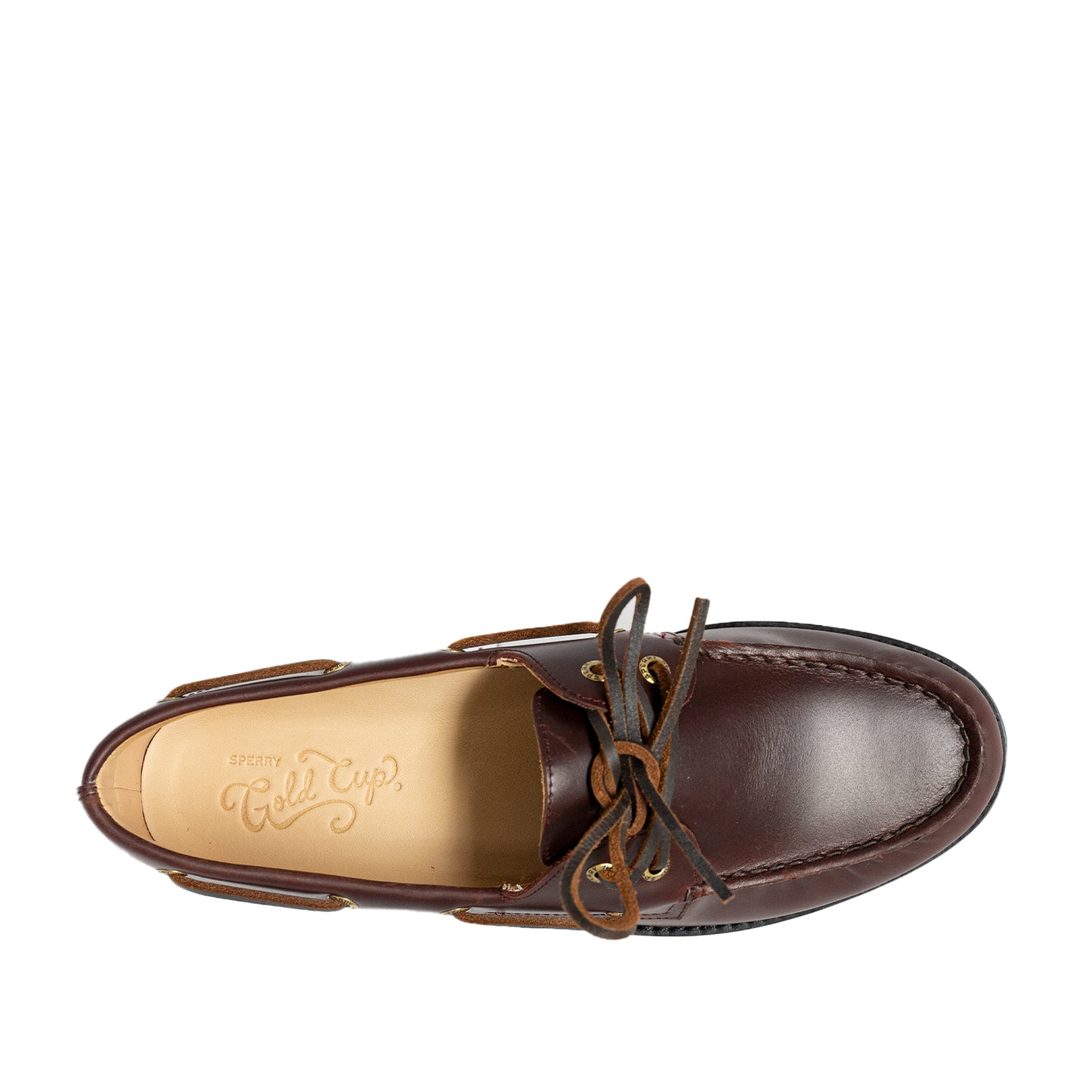 Sperry Men's Gold Authentic Original™ 2 Eye Prescott Boat Shoes - Bordo (M10405951)