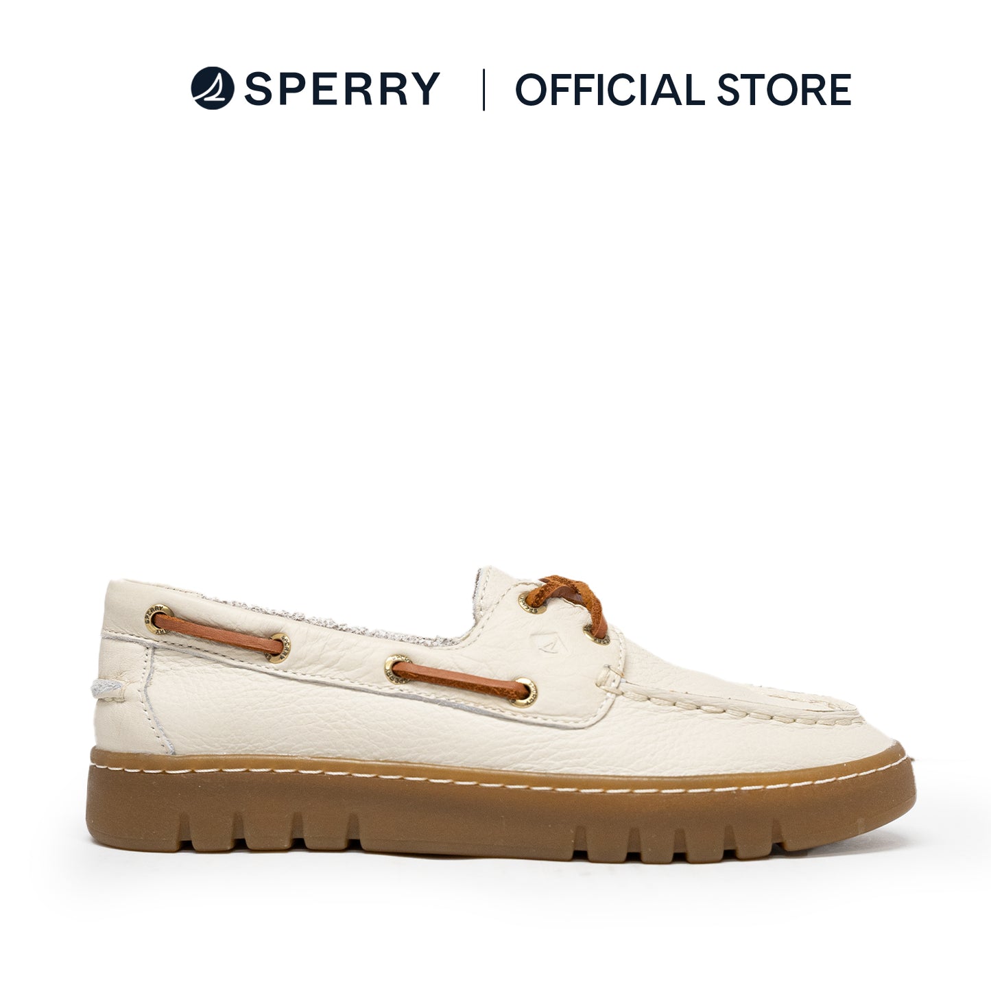 Sperry Women's Keely Boat Shoes - Cream/Multi (L10409741)