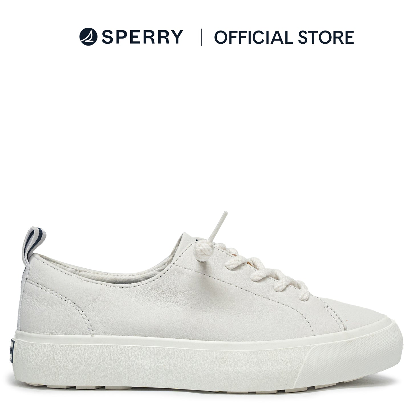 Sperry Women's Cove LTT Leather Sneakers - White (L10409953)