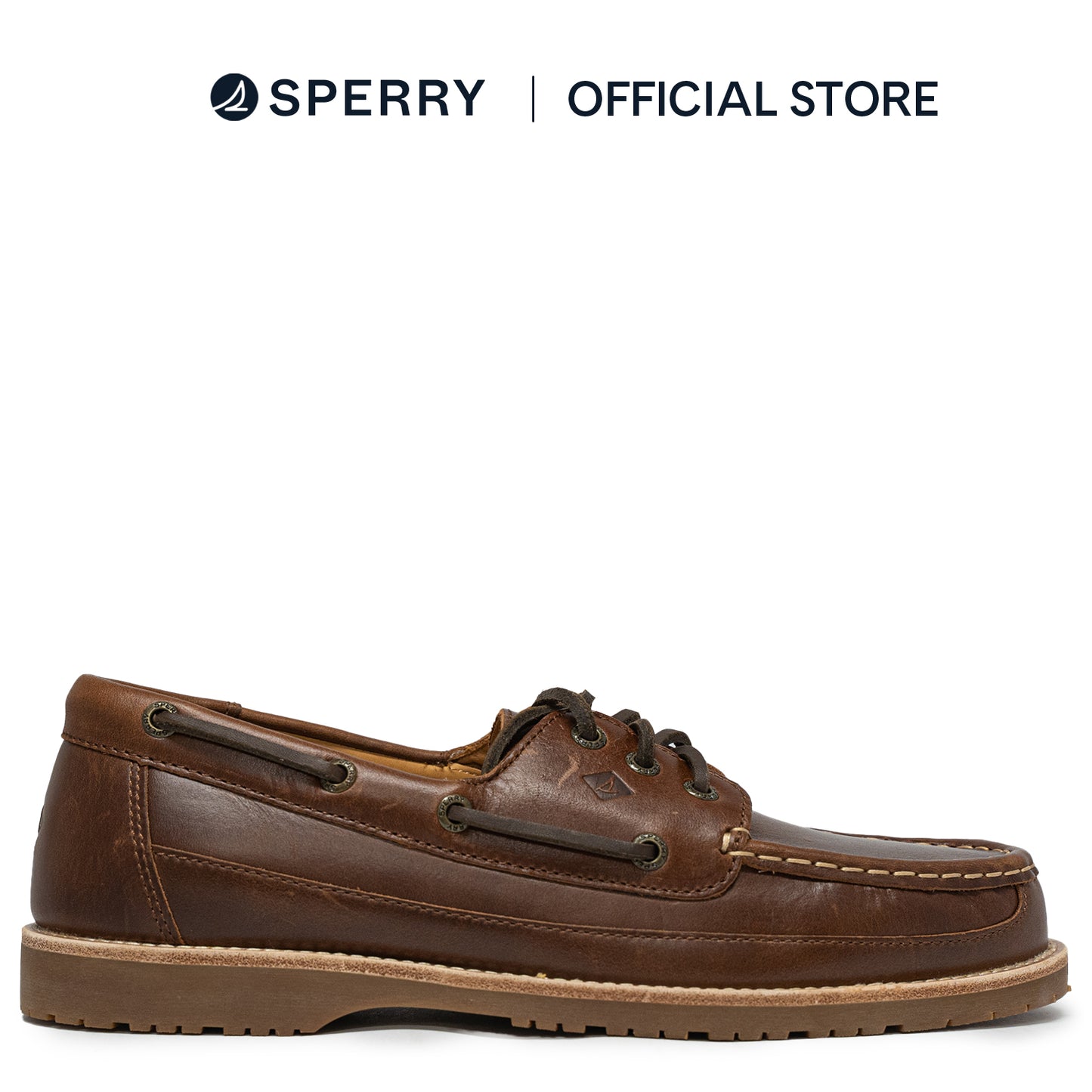 Sperry Men's Authentic Original™ Minulag 3 Eye Boat Shoes Topsider - Brown (0M10410367)