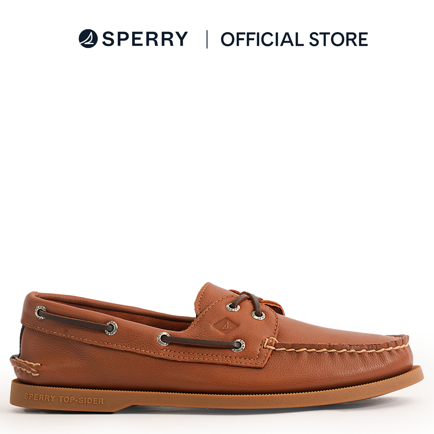 Sperry Men's Authentic Original™ 2 Eye Crosslace Boat Shoes - Tan (M10410720)