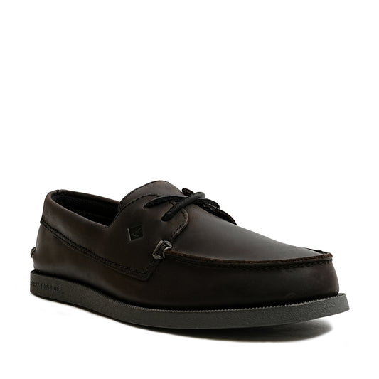Sperry Men's Authentic Original™ 2 Eye Hull Crosslace Boat Shoes - Black (M10410981)