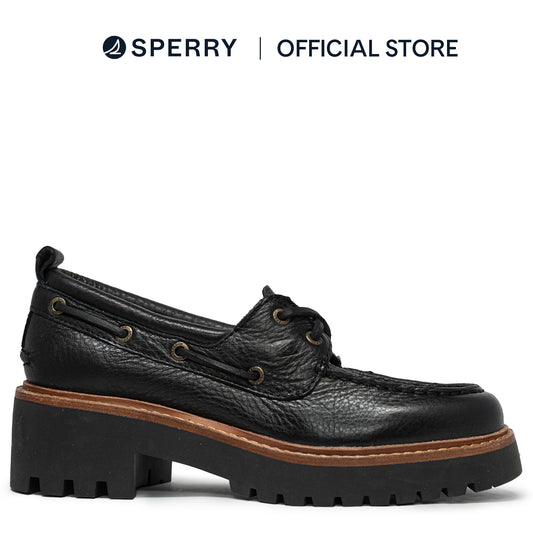 Sperry Women's Authentic Original™ 2 Eye Lug Boat Shoes - Black (L10414796)