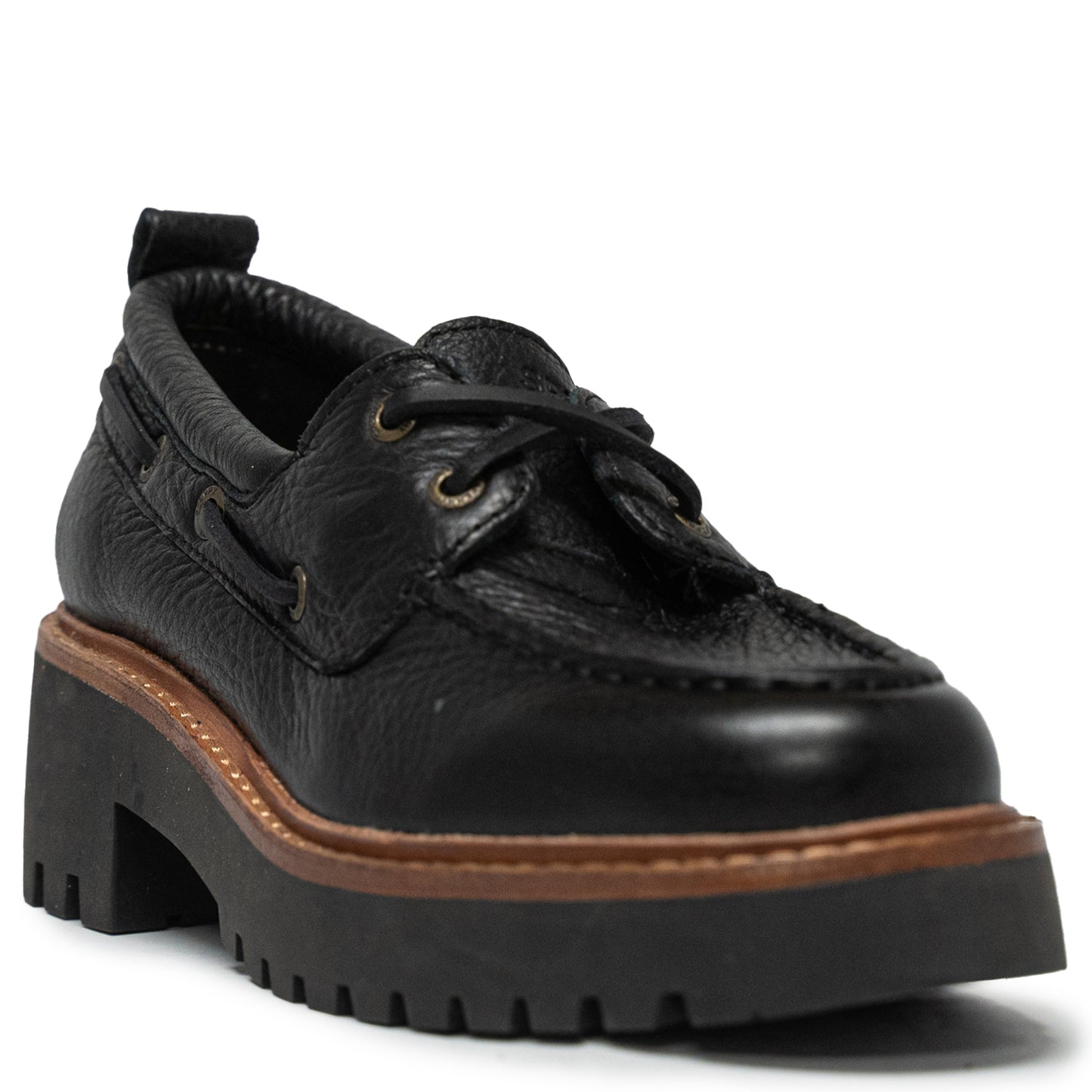 Sperry Women's Authentic Original™ 2 Eye Lug Boat Shoes - Black (L10414796)
