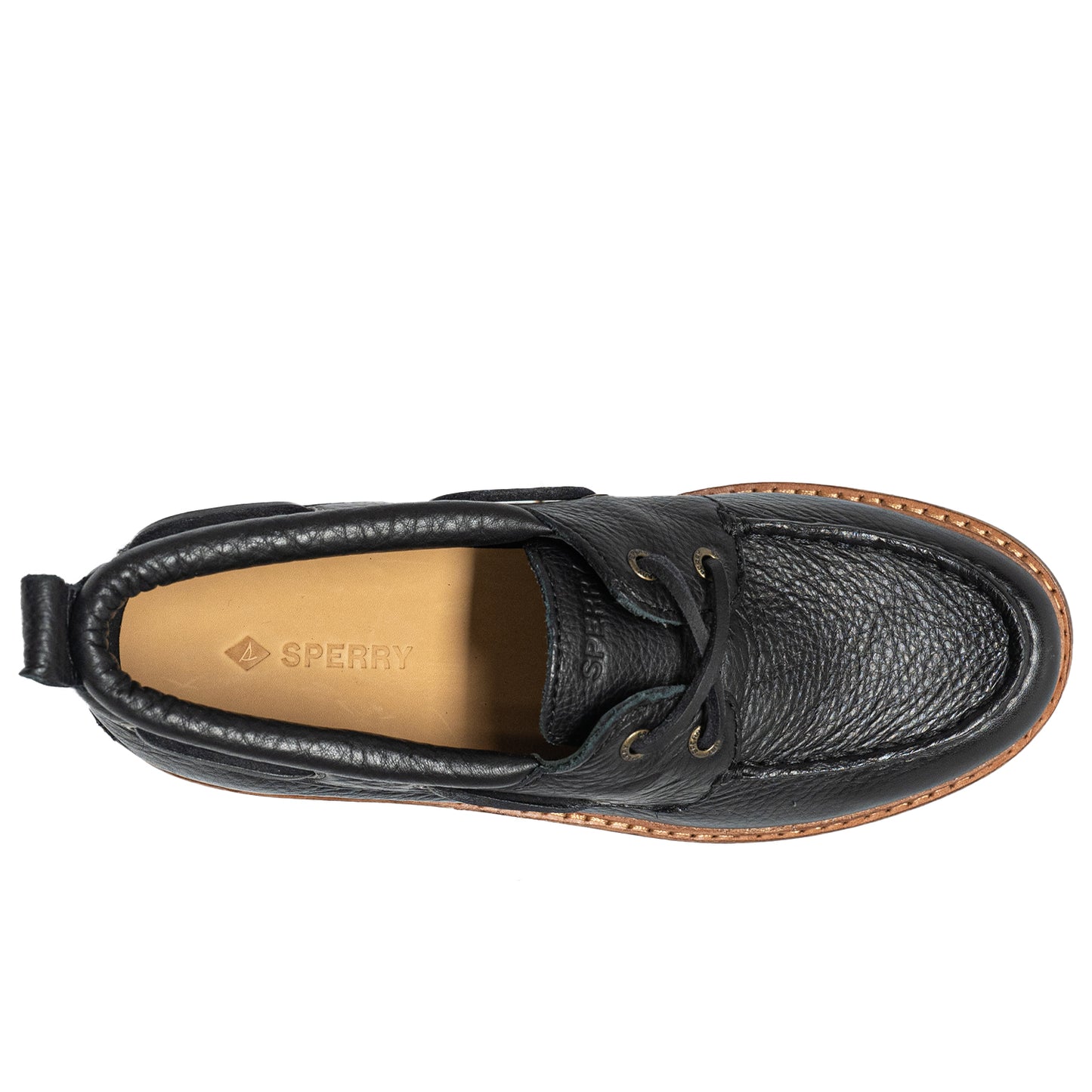Sperry Women's Authentic Original™ 2 Eye Lug Boat Shoes - Black (L10414796)