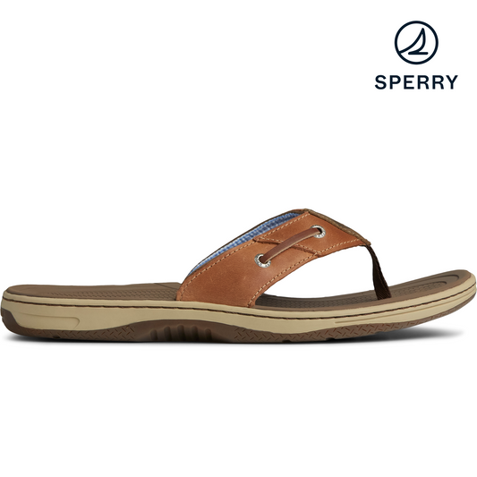 Sperry Men's Baitfish Flip-Flops - Tan (1048719)+C181