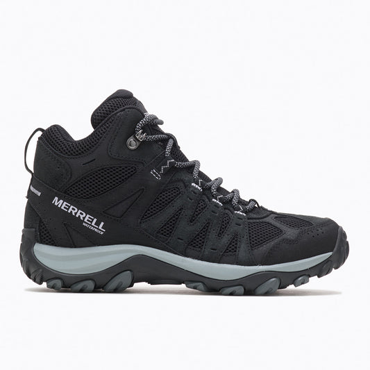 Merrell Accentor 3 Mid Waterproof-Black Womens Hiking Shoes
