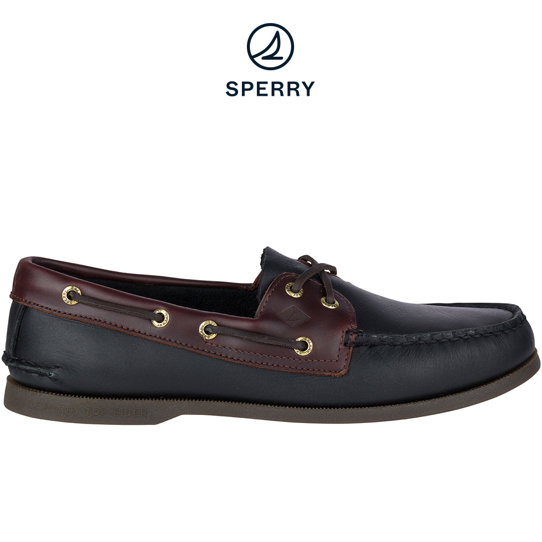 Sperry Unisex Authentic Original Boat Shoe -  Black Amaretto (0191486)