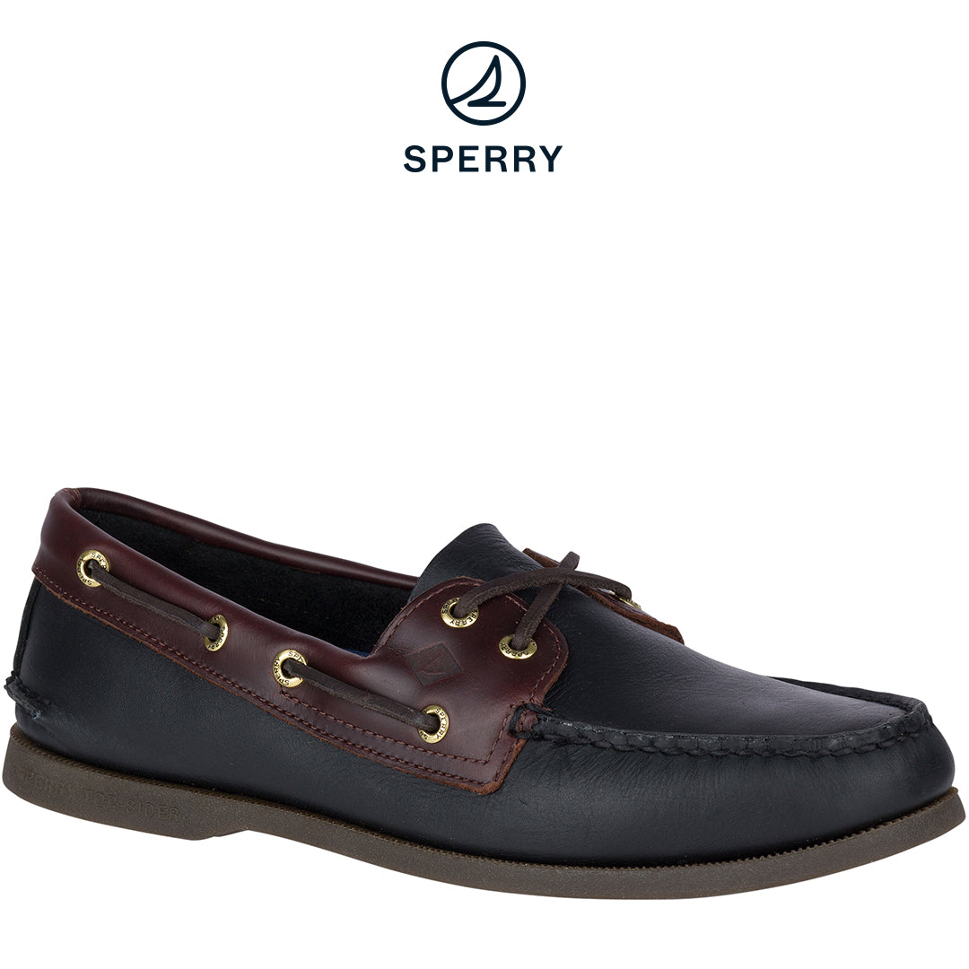 Sperry Unisex Authentic Original Boat Shoe -  Black Amaretto (0191486)