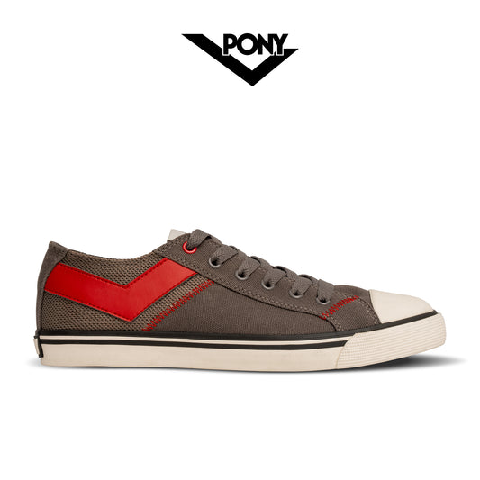 Pony Men's - Shooter Low (DarkGullGray/True Red)