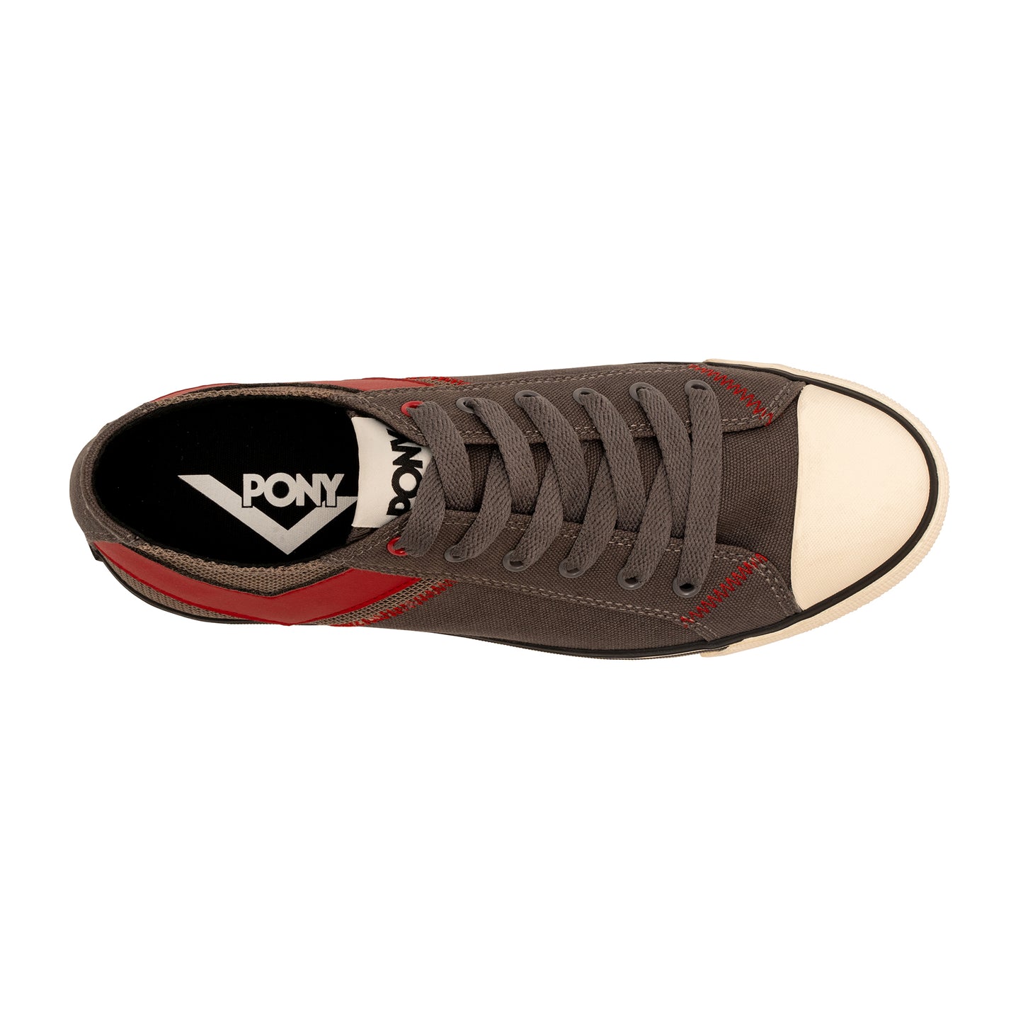 Pony Men's - Shooter Low (DarkGullGray/True Red)