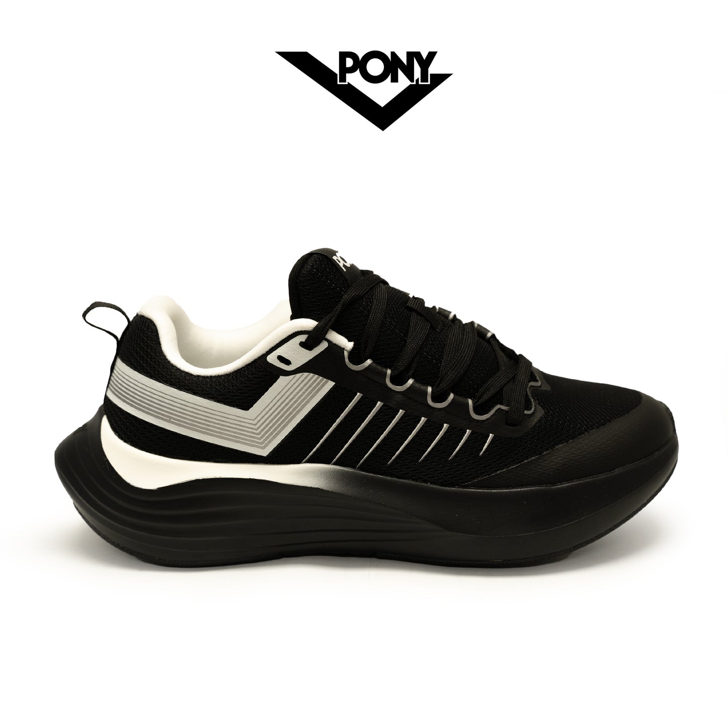 Pony Men's - Charge (Black/White/Silver)