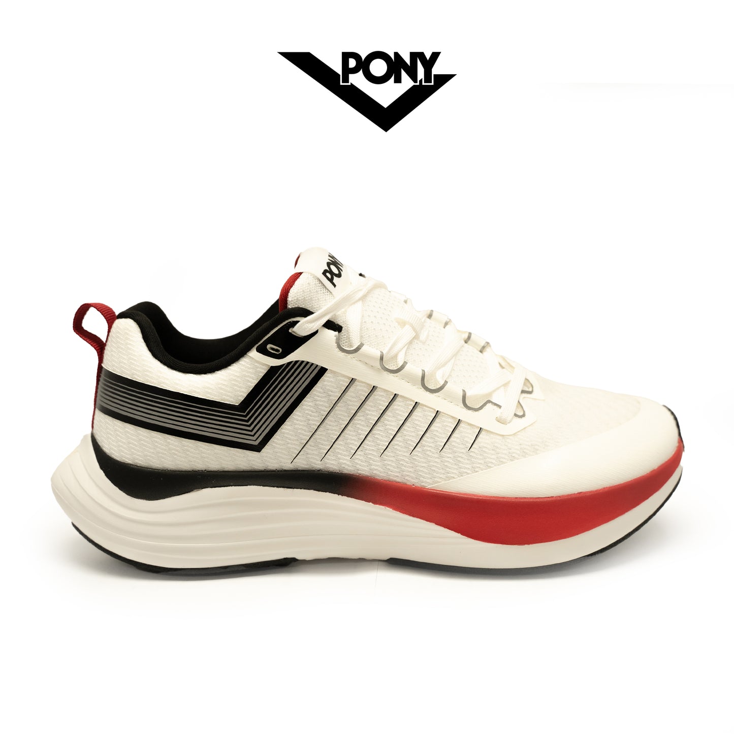 Pony Men's - Charge (White/Black/Red)