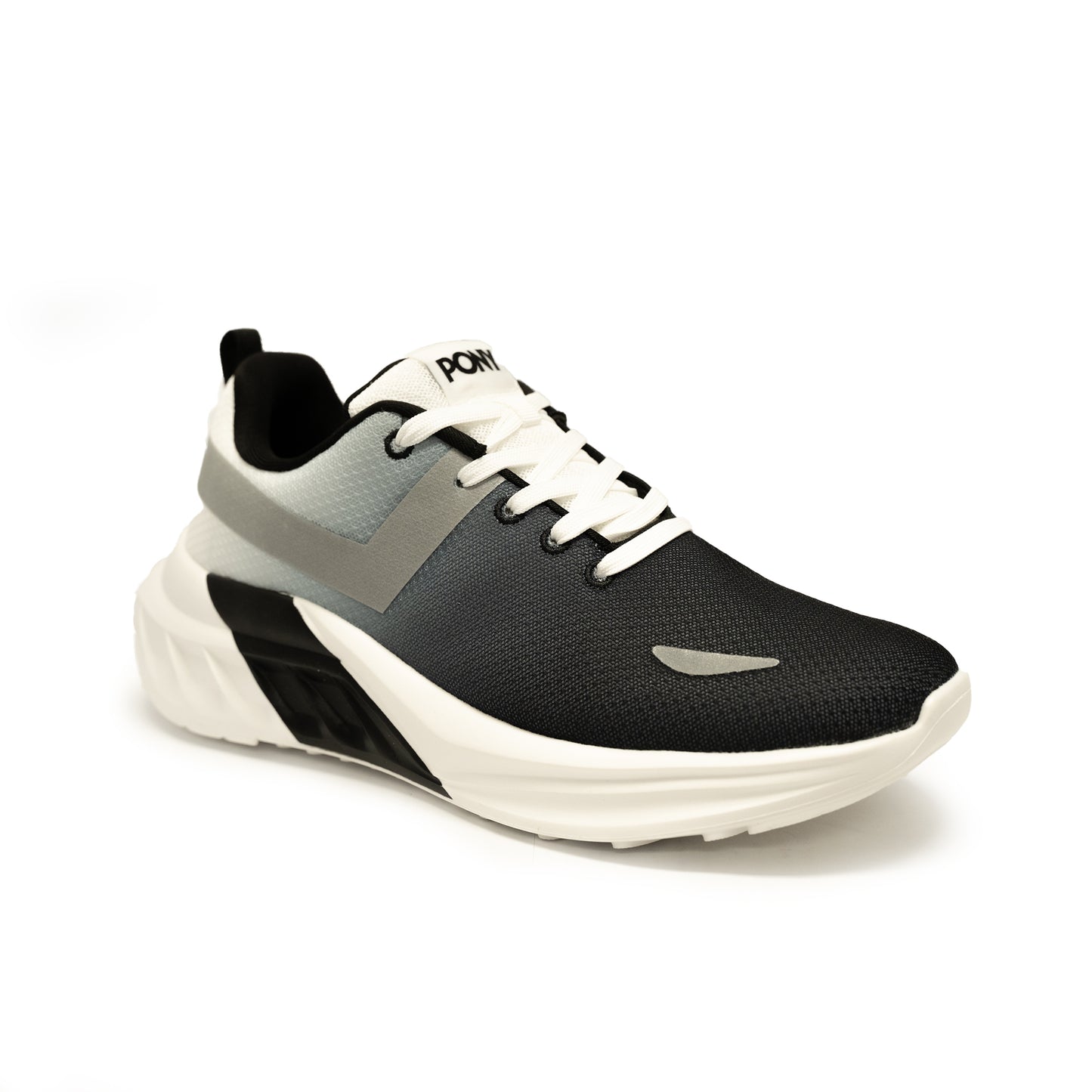 Pony Men's - Stream (Black/White/Red/Silver)