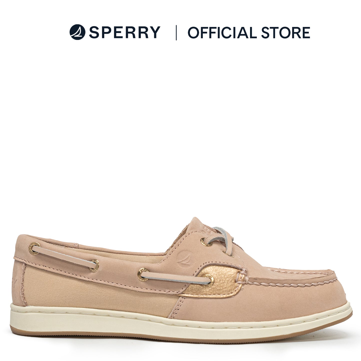 Sperry Women's Coastfish 2 Eye Boat Shoes - Rose/Rose Gold (25F02442)