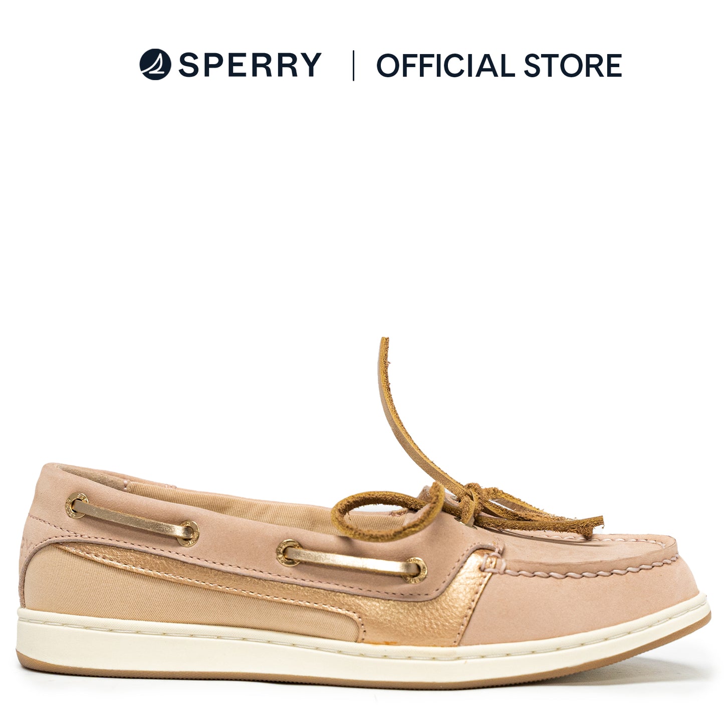 Sperry Women's Starfish 1 Eye Boat Shoes - Rose/Rose Gold (25F02462)