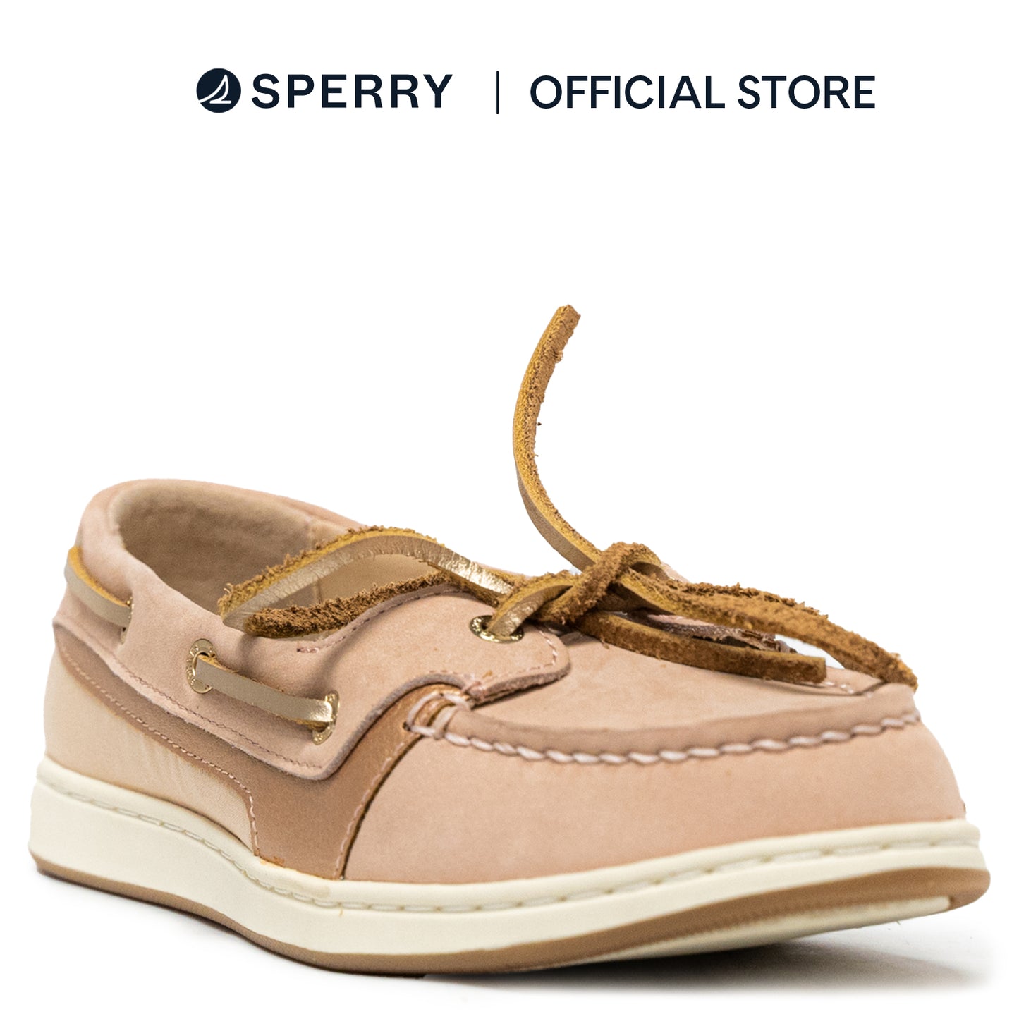 Sperry Women's Starfish 1 Eye Boat Shoes - Rose/Rose Gold (25F02462)