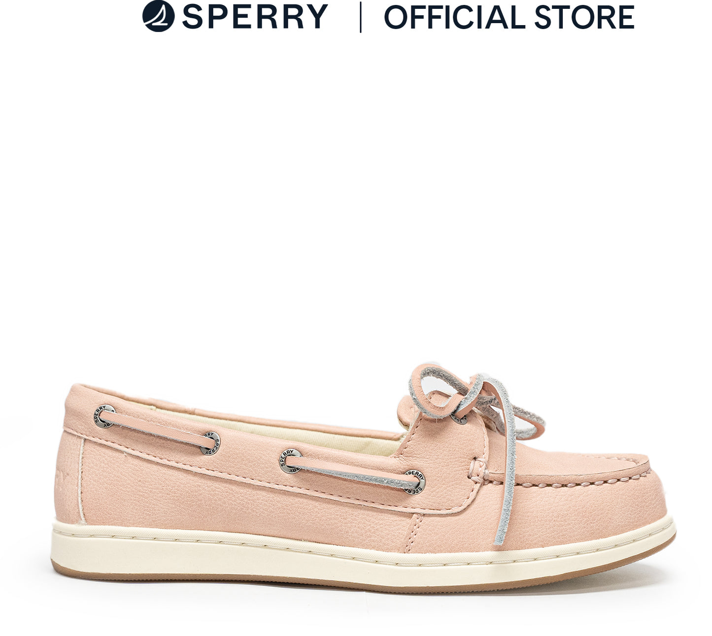 Sperry Women's Jewelfish 1 Eye Leather Boat Shoes - Blush (25F02522)