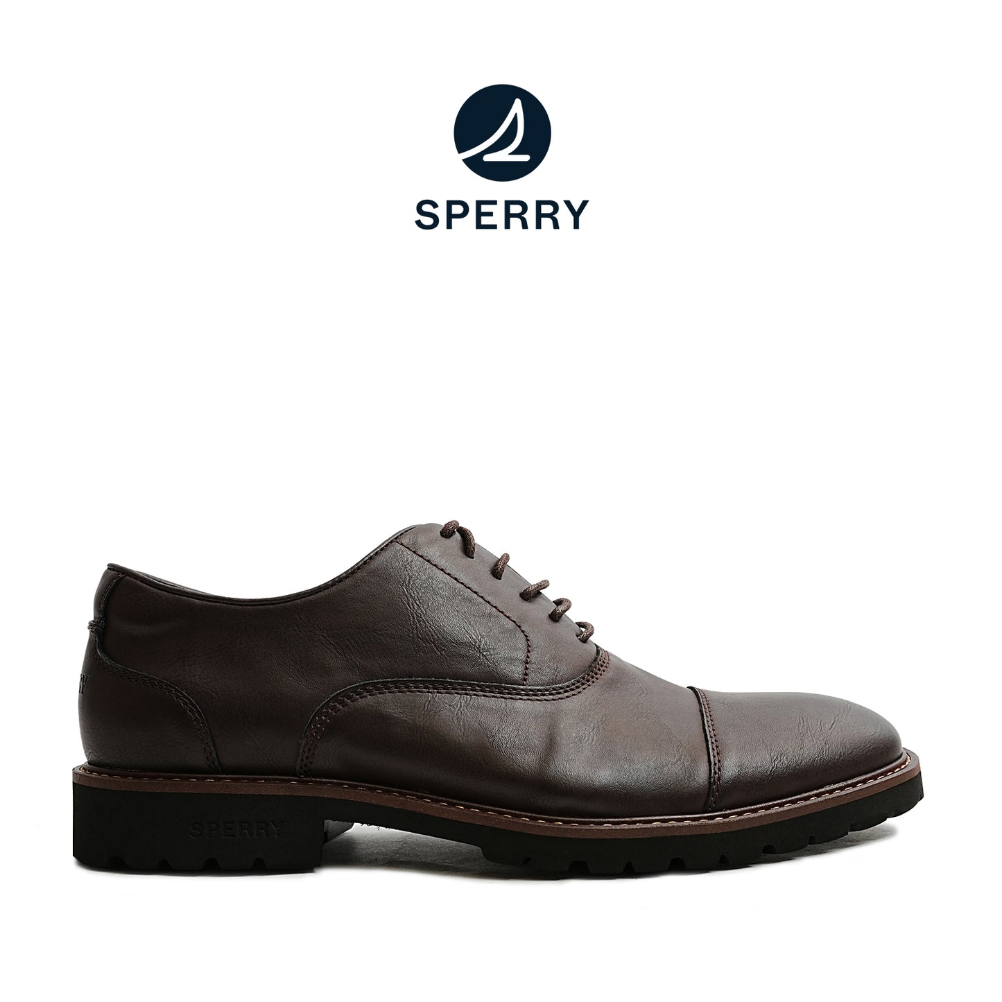 Sperry Men's Oxford Lug Lite Casual Shoes - Dark Brown (25F02791)
