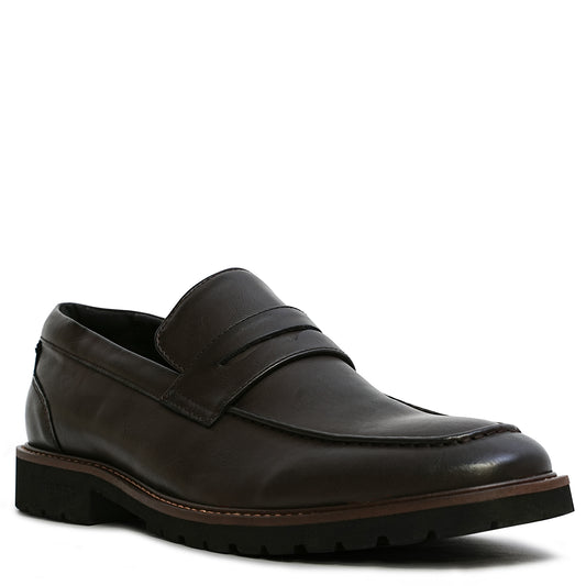 Sperry Men's Penny Lug Lite Casual Shoes - Dark Brown (25F02811)