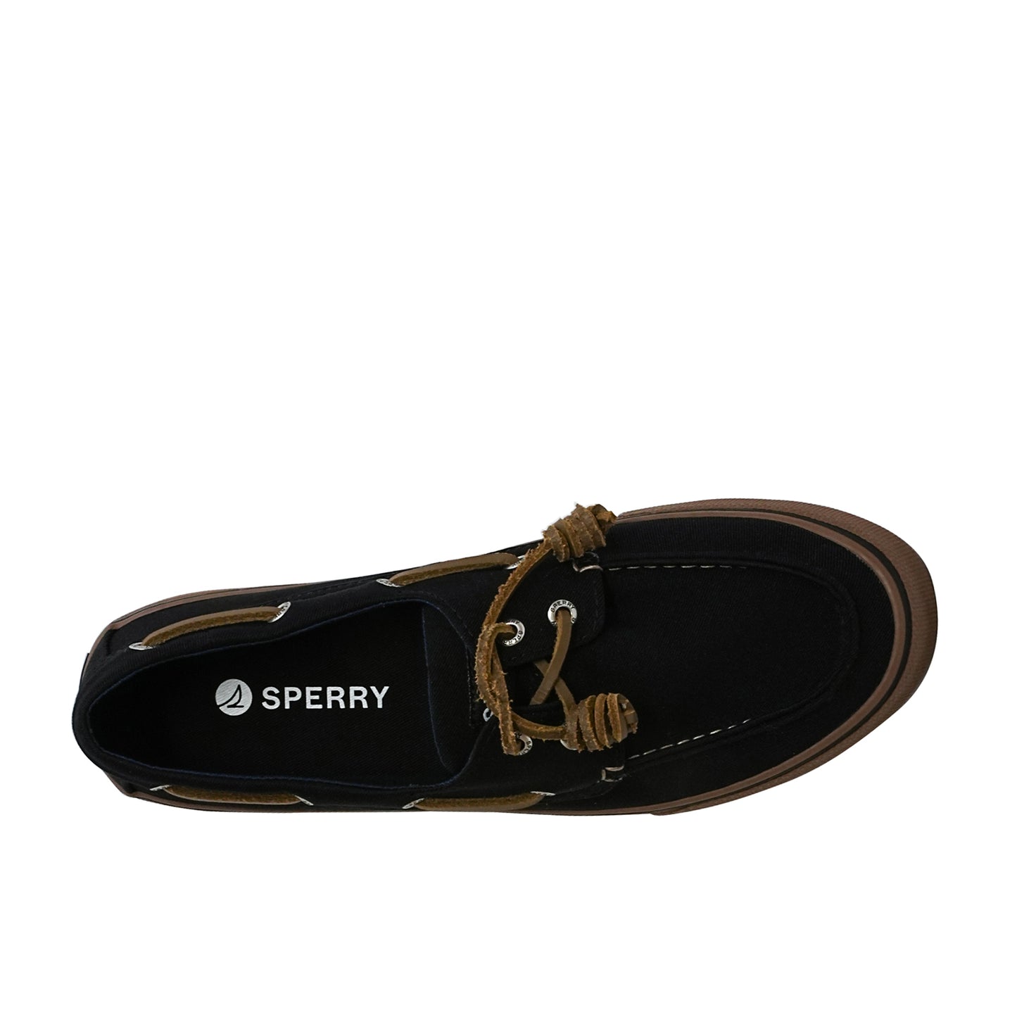 Sperry Men's Bahama II Sneakers - Black/Gum (25F03221)
