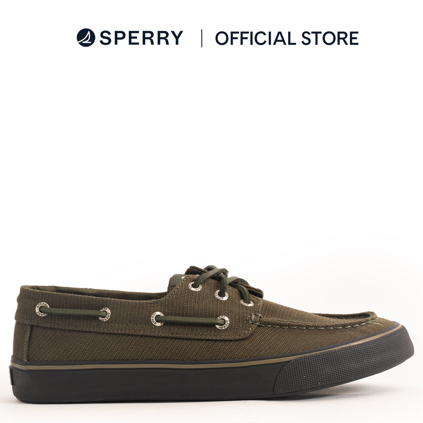 Sperry Men's Bahama Storm 3 Eye Sneakers - Olive (25F03261)