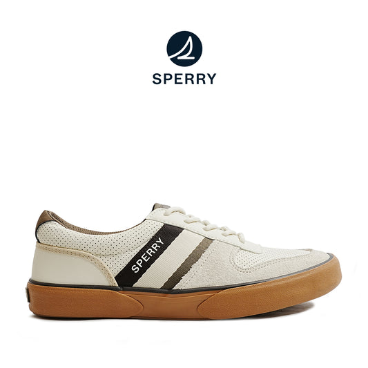 Sperry Men's Halyard Retro II Sneakers - Brown/Gum (25F03451)