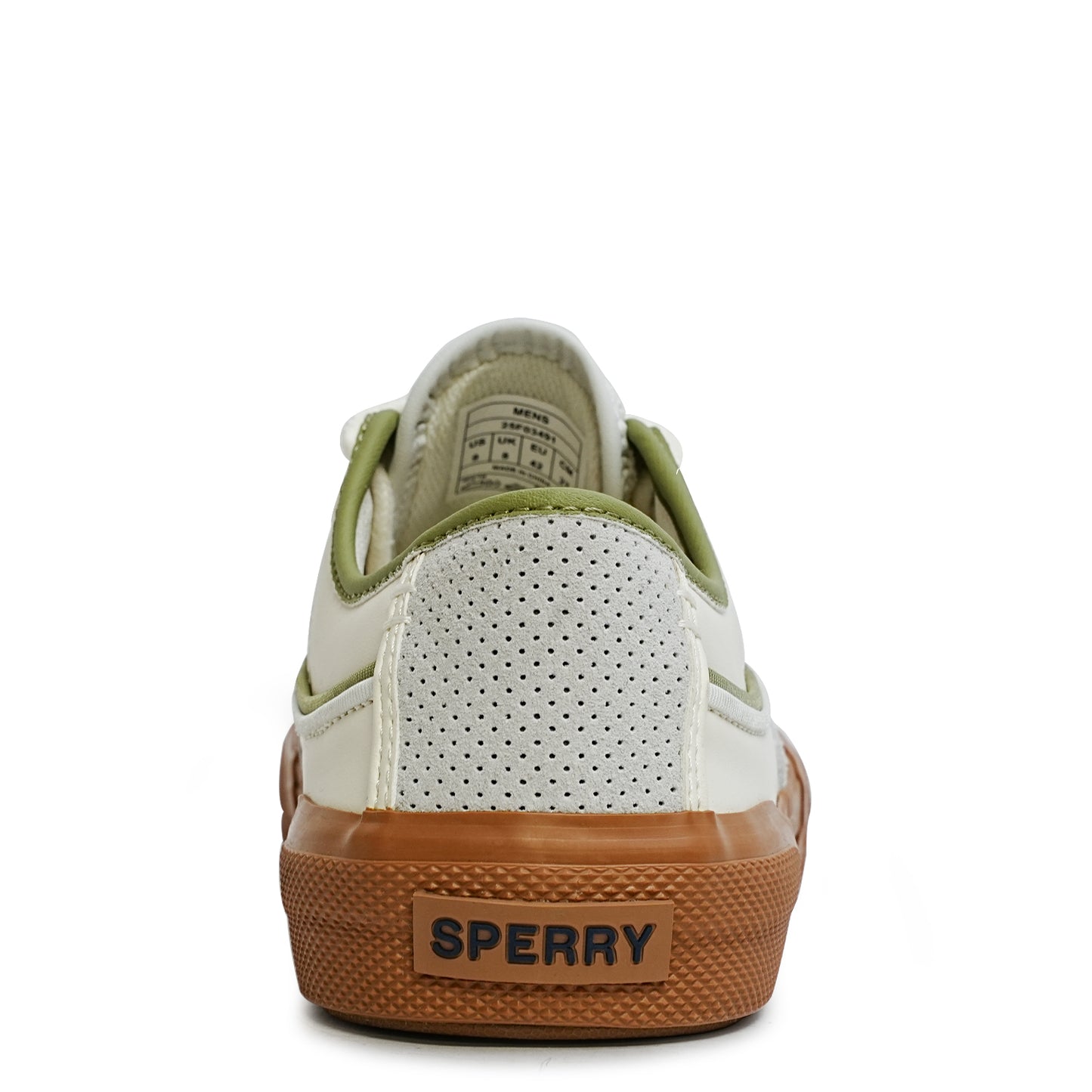 Sperry Men's Soletide Leather Sneakers - Offwhite/Sage/Blue (25F03491)
