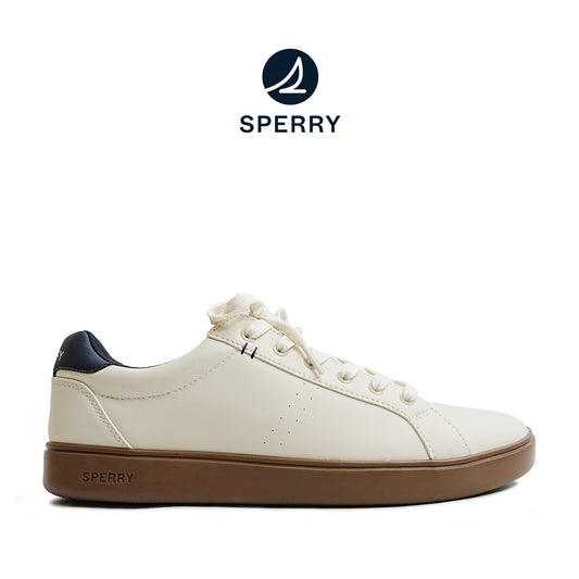 Sperry Men's Deck 90 Sneakers - Off White/Blue/Gum (25F03701)
