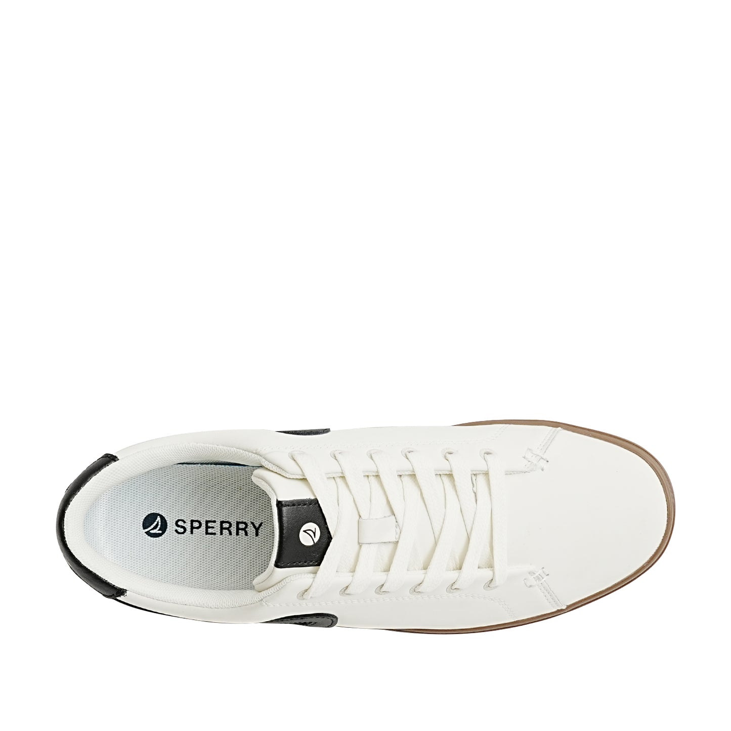 Sperry Men's Sandy 90 Sneakers - Off White/Black/Gum (25F03521)