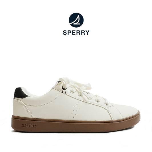 Sperry Women's Deck 90 Sneakers - Off White/Black/Gum (25F04392)