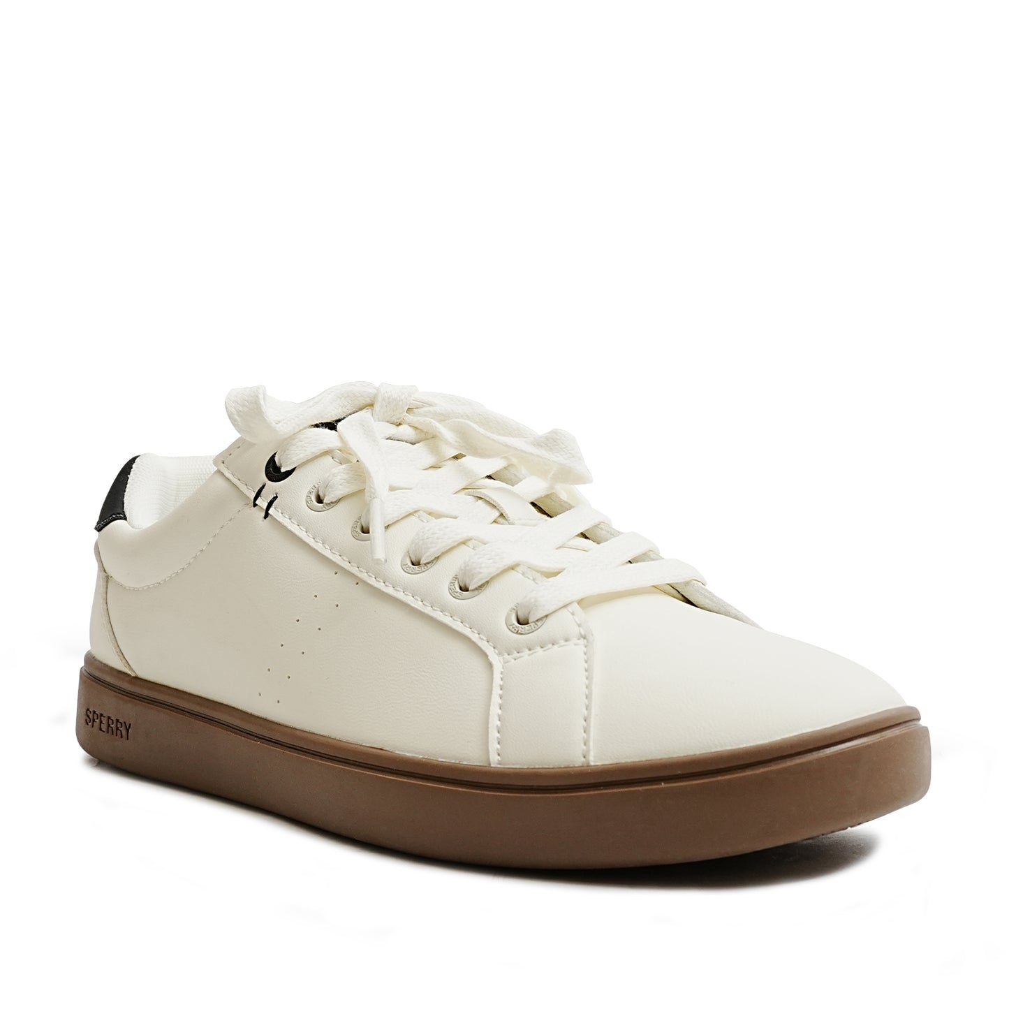 Sperry Women's Deck 90 Sneakers - Off White/Black/Gum (25F04392)