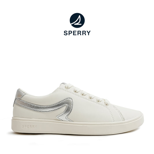 Sperry Women's Sandy 90 Leather Sneakers - Offwhite/Platinum (25F05902)