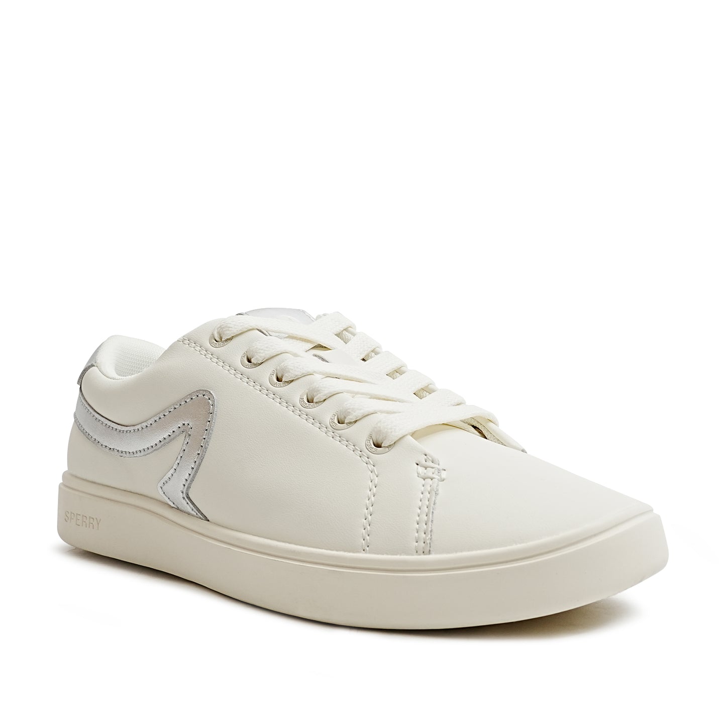 Sperry Women's Sandy 90 Leather Sneakers - Offwhite/Platinum (25F05902)