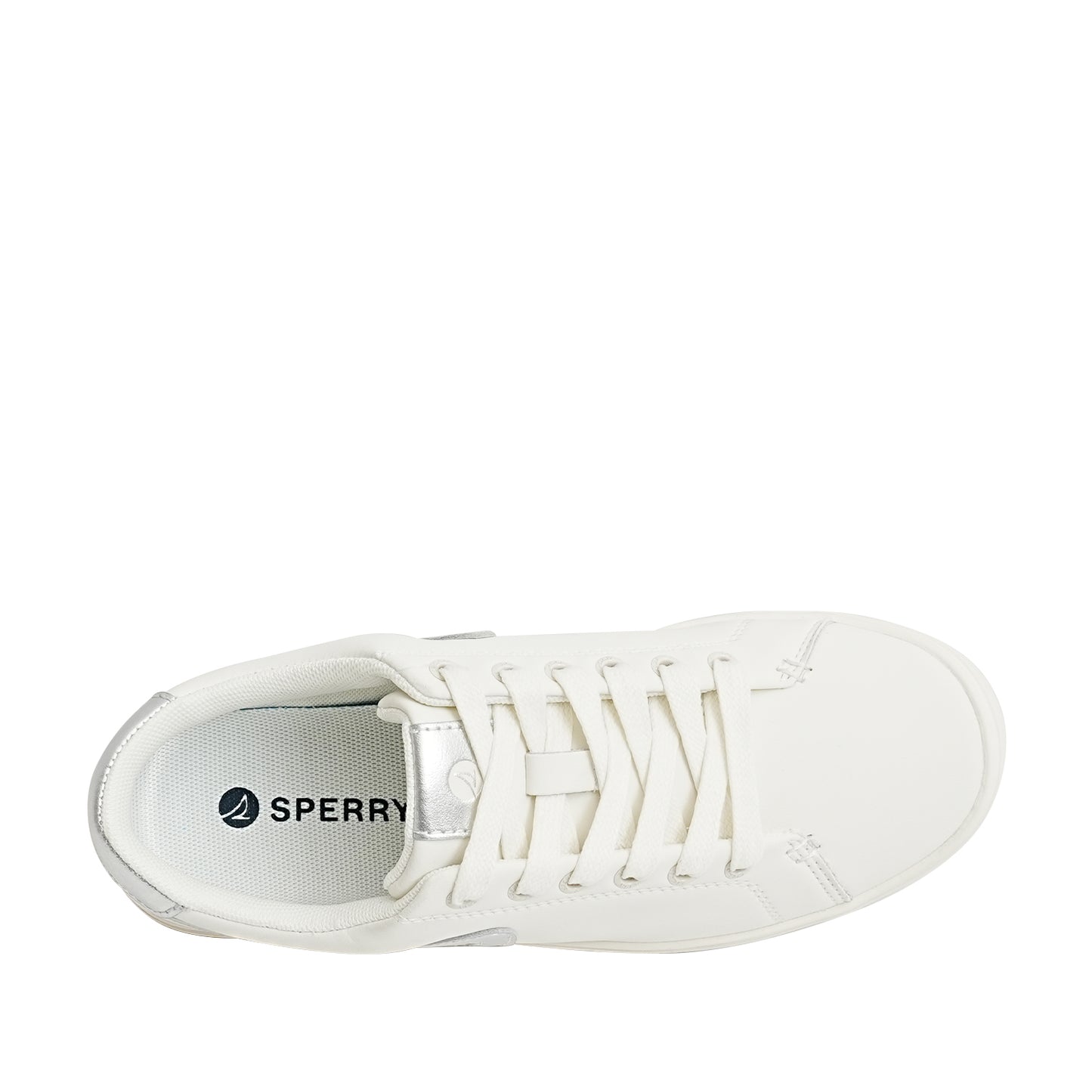 Sperry Women's Sandy 90 Leather Sneakers - Offwhite/Platinum (25F05902)