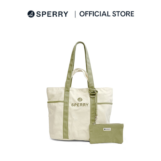 Sperry Totebag - Cream/Sage (25F85160)