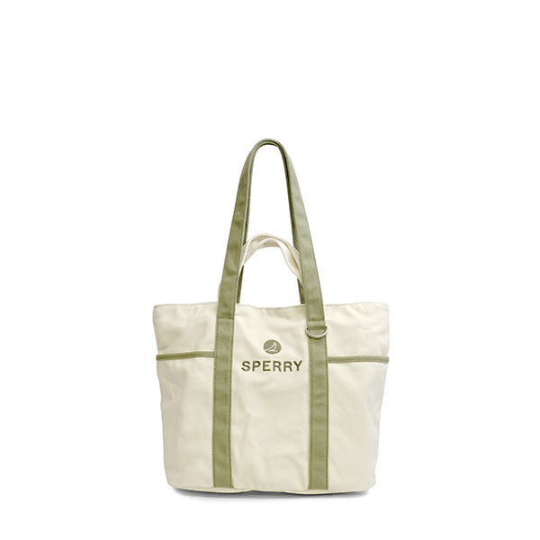 Sperry Totebag - Cream/Sage (25F85160)