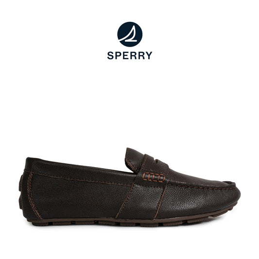 Sperry Men's Wave Driver Penny Casual Loafers - Dark Brown (25S00251)