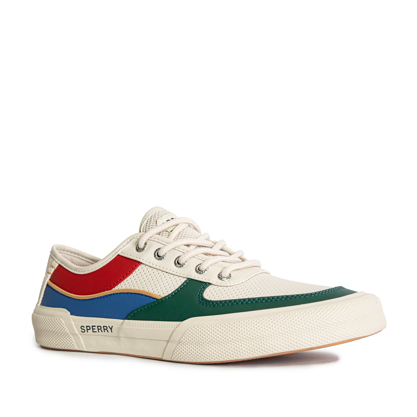 Sperry Men's Soletide Leather Sneakers - Light beige/Multi (25S00381)