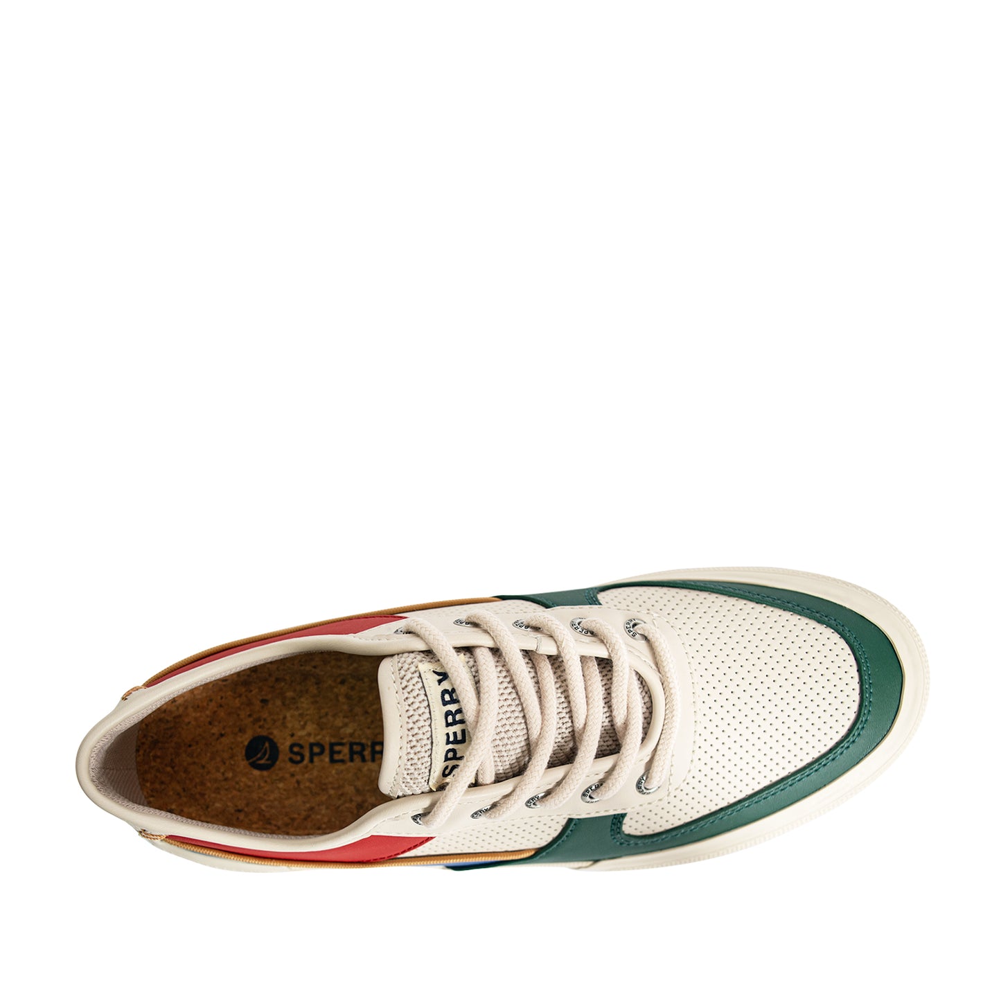 Sperry Men's Soletide Leather Sneakers - Light beige/Multi (25S00381)