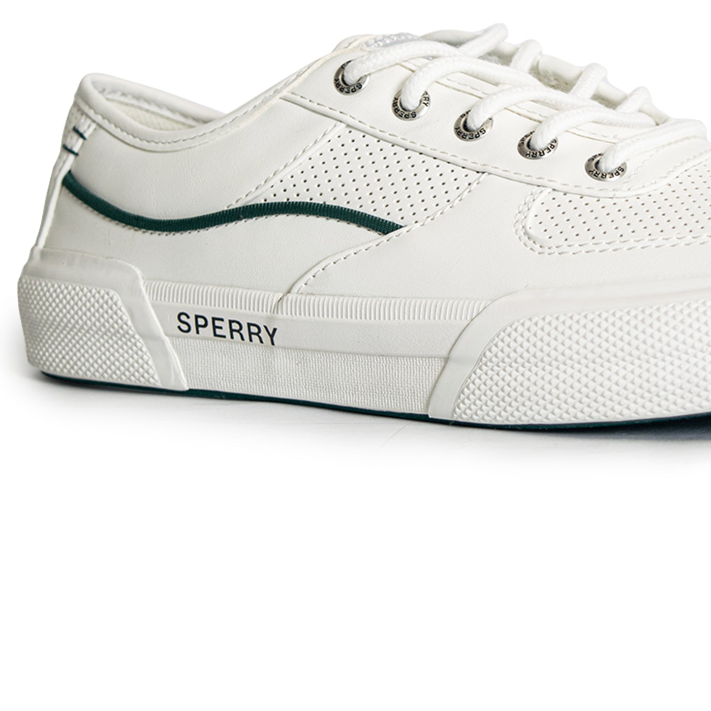 Sperry Men's Soletide Leather Sneakers - Off White/Green (25S00401)