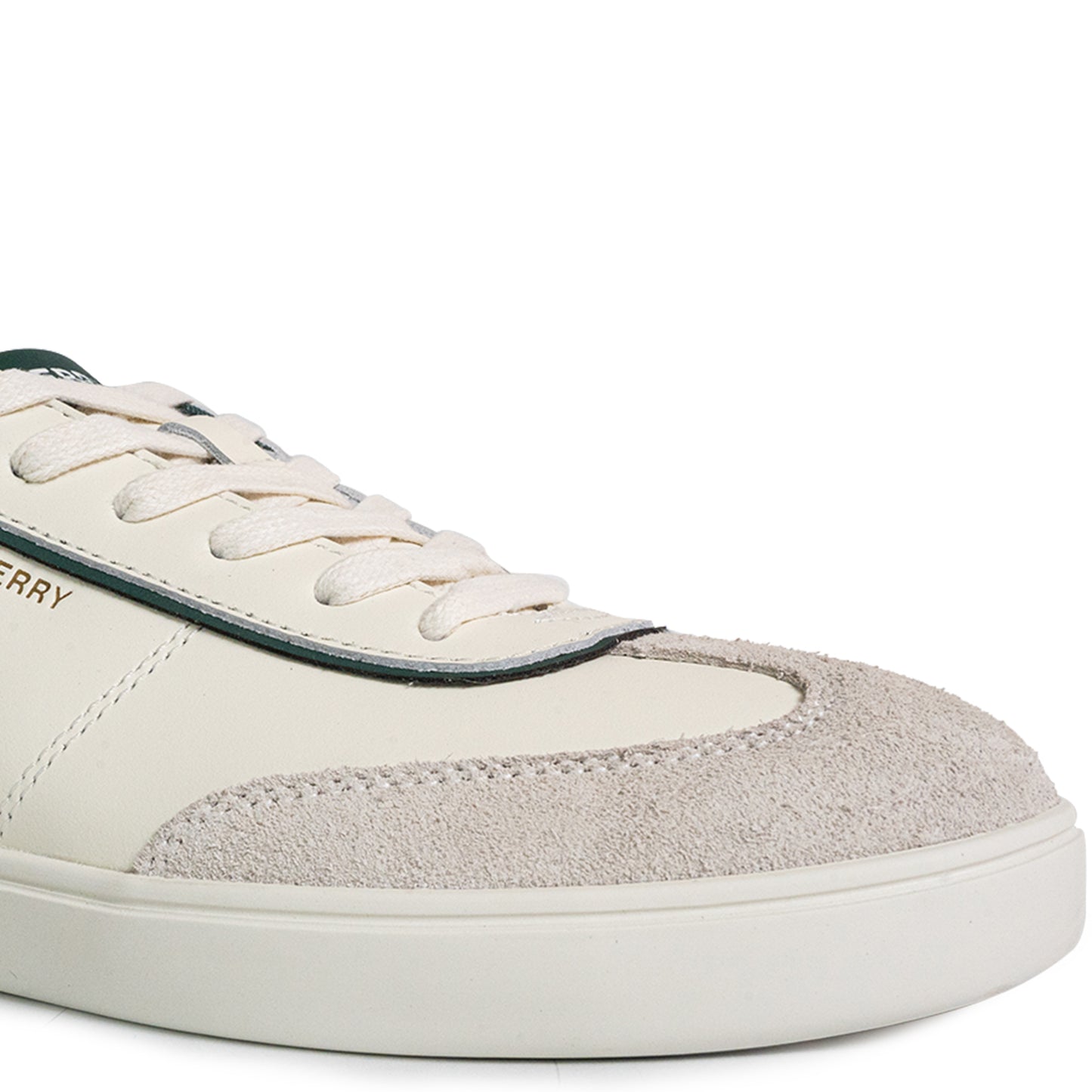 Sperry Men's Pier 90 Leather Sneakers - Off-White/Green (25S00421)