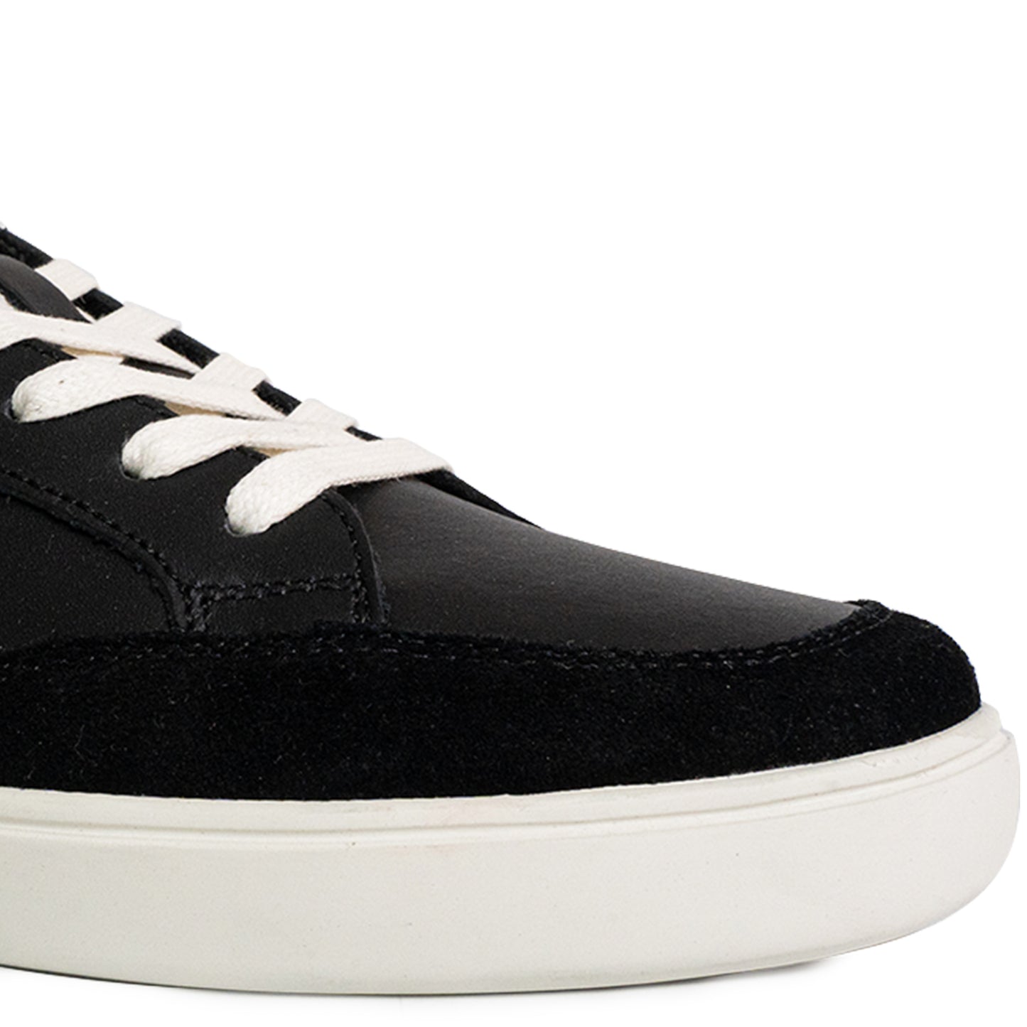 Sperry Men's Crew 90 Leather Sneakers - Black/Off-White (25S00461)