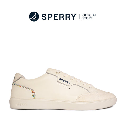 Sperry Men's Crew 90 Leather Sneakers - Light Beige/Rainbow (25S00481)