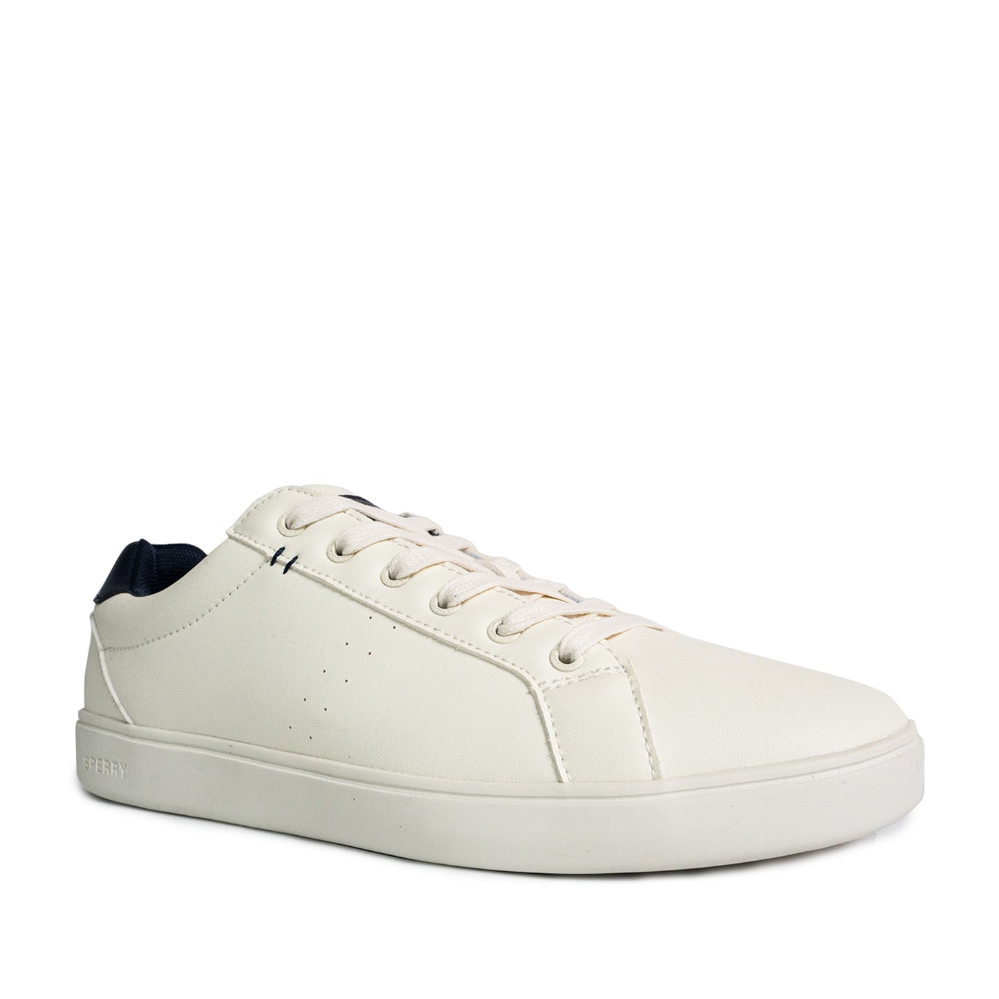 Sperry Men's Deck 90 LTT Leather Sneakers - Off-White/Navy (25S00551)
